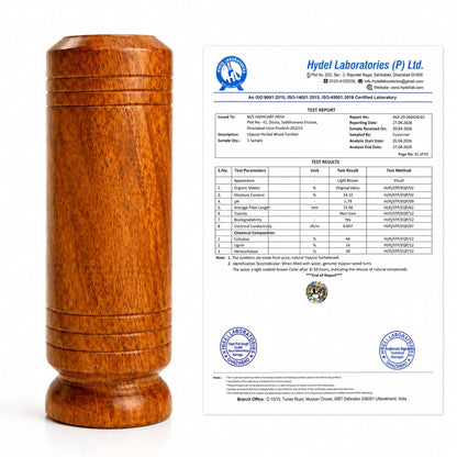 Ayurvedic Vijaysar Wooden Glass 🌿 – Natural Sugar Balance Tumbler 🩺✨